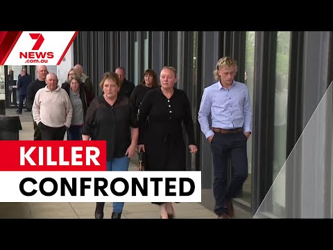 Family confronts Hannah McGuire's killer in court | 7NEWS