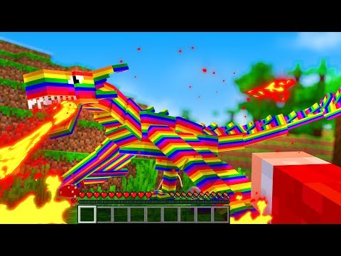 Minecraft : ENCONTREI o DRAGÃO ARCO-IRIS - ERA DOS DRAGÕES Ep.1 « Nitro »