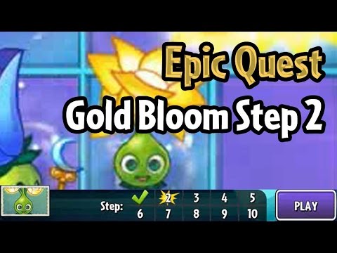 Plants vs Zombies 2 - Epic Quest: Rescue the Gold Bloom - Step 2