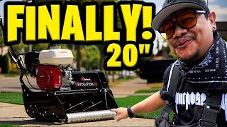 NEW MOWER! Revolution 20 reel mower!