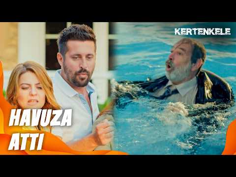 Hoca havuza düştü 😨 - Kertenkele 33. Bölüm