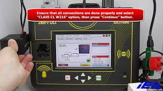 MERCEDES-BENZ "W216 / W221 KEY PROGRAMMING WITH ZFH-MBC3 CABLE- LOST KEY SITUATION