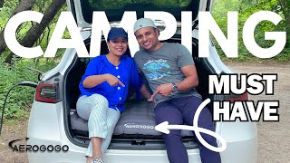 Tesla Model Y Camping: Self-Inflating Sleeping Pad, Aerogogo