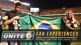 International fans visit Heinz Field for SNF | Steelers Nation Unite