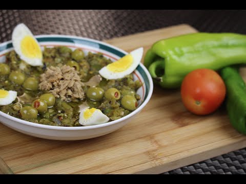 Tunisian Roasted Peppers Salad - Episode 46 - Amina is Cooking