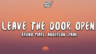 Bruno Mars Anderson Paak - Leave The Door Open (Ly