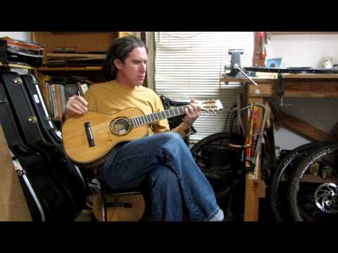 Parlor Guitar Made From an Old Barn 1