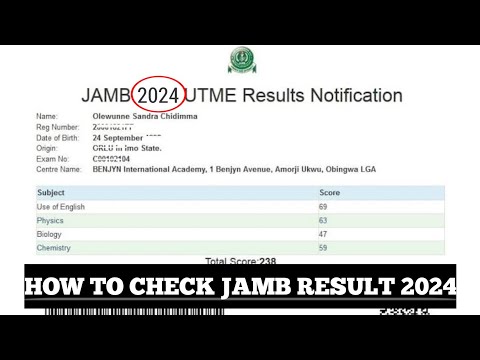 How can I check my jamb result without email?