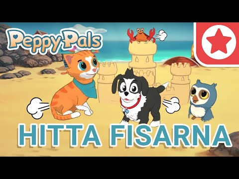 |Tecknad film| Hitta de gömda fisarna | Peppy Pals barnprogram för barn mellan 2-6 år