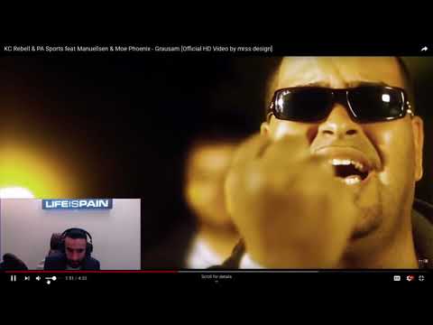 Pa Sports Reagiert auf Kc Rebell & Pa Sports feat Moe Phoenix & Manuellsen - Grausam