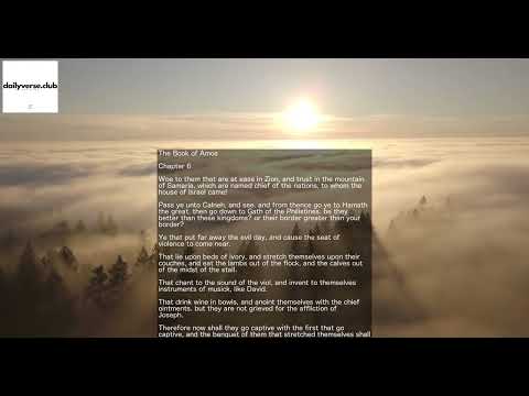 Chapter 6/9 of The Book Of Amos - Book 30 from the Bible