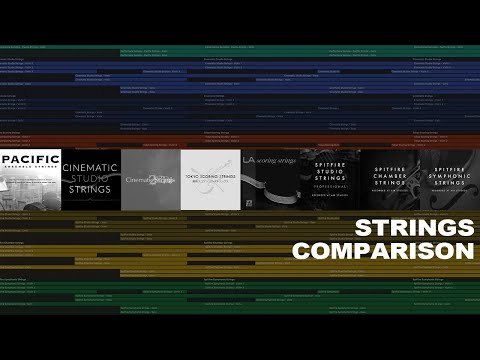 Strings Comparison - Legato (Pacific Ensemble Strings, CSS, Spitfire Studio Strings)