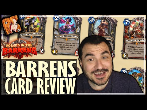 KRIPP BARRENS CARD REVIEW (FULL) - Hearthstone Forged In The Barrens