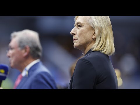 Tennis great Martina Navratilova has been diagnosed with throat and