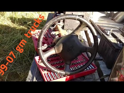 2000 Chevrolet steering column removal