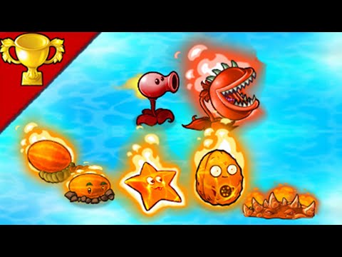 PVZ1 discover: Fire world ❗❗❗ - HARD MODE MOD PvZ Plus