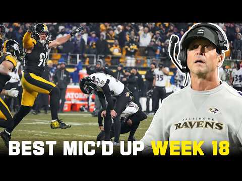 NFL Week 18 Mic'd Up! "F*** it, we finna have pizza and ice cream" | Game Day All Access