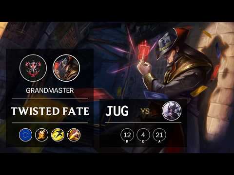 Twisted Fate Jungle vs Syndra - EUW Grandmaster Patch 10.1