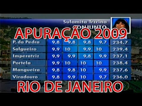 APURAÇÃO CARNAVAL 2009 DO RIO DE JANEIRO