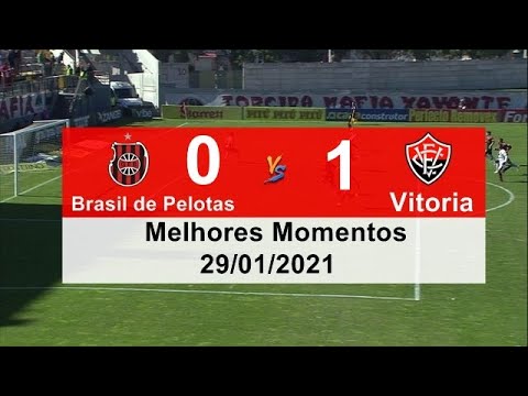 Gols e lances de Brasil de Pelotas x Vitória