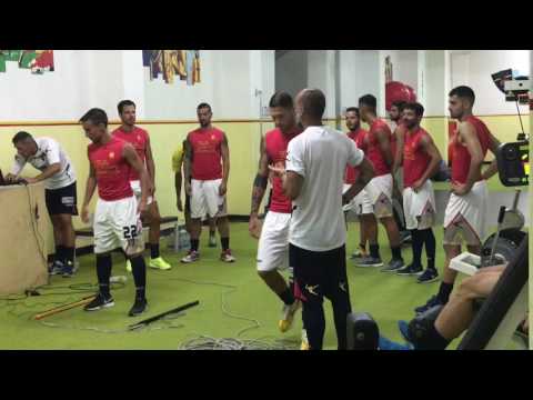 Lecce Ritiro 2017 - Test atletici in vista della partenza per Lorica