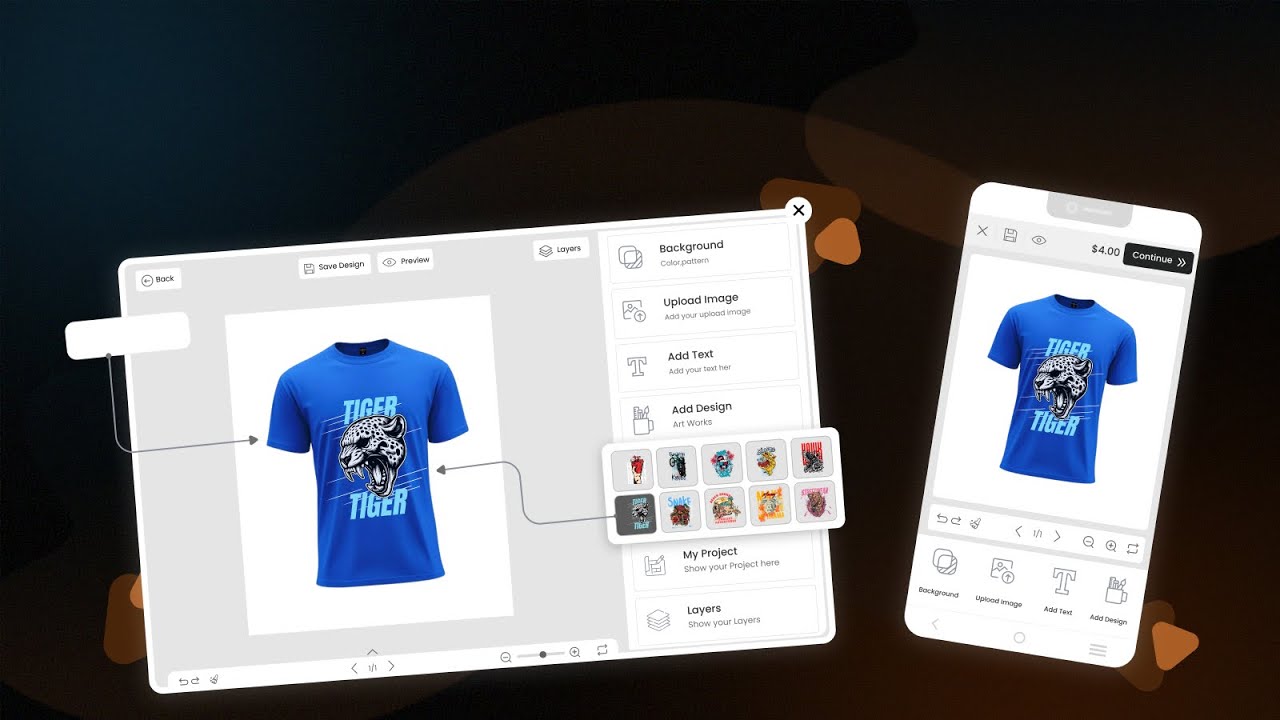 DORO Custom Product Designer Demo