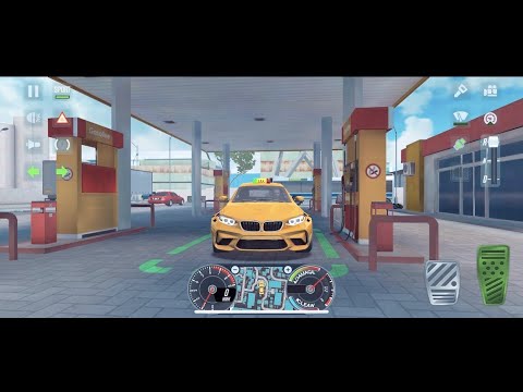 GAS STATION CITY CAR UBER DRIVER 🚖⛽️ - #27 | CAR GAMES ANDROID 3D CITY DRIVER | TAXI SIM 2020 |