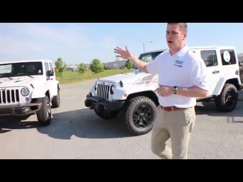 Difference in the jeep wrangler and wrangler