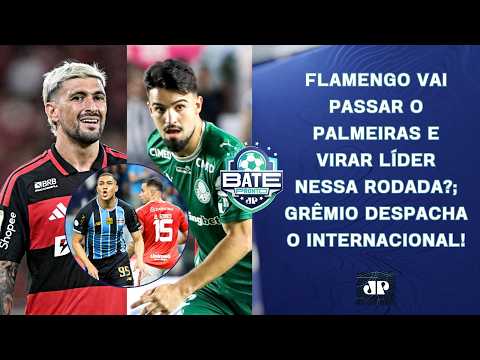 FLAMENGO VAI VIRAR LÍDER NESSA RODADA?; PALMEIRAS SOB RISCO?; GRÊMIO ELIMINA O INTER! | BATE-PRONTO