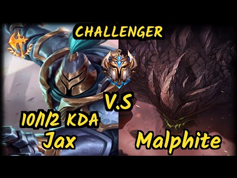 TF Blade (JAX) vs MALPHITE - 10/1/2 KDA TOP CHALLENGER GAMEPLAY - NA