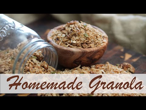 Easy, Healthy, Homemade Granola Recipe