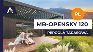 Pergola tarasowa lamelowa Aluprof MB-OpenSky 120