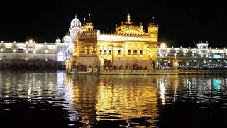 preview picture of video 'Golden temple Amritsar beautiful night view'