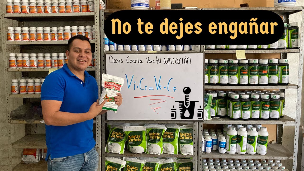 Calcular dosis exacta para aplicación de insumos agrícolas. Conoce si el producto se puede servir