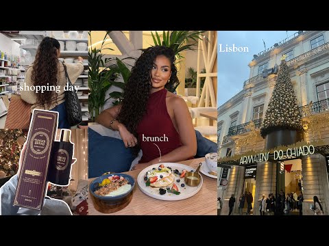 Autumn in Portugal 🍂 | Shopping in Lisbon, Brunch, and Christmas Lights ✨