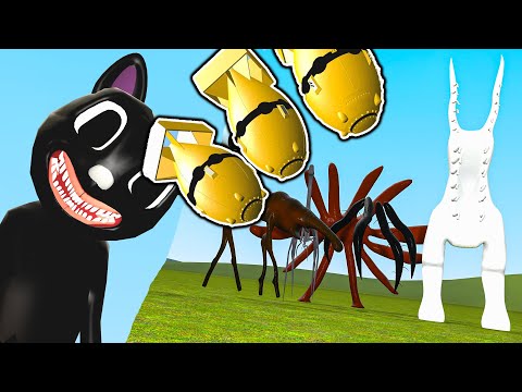 TREVOR HENDERSON GIANTS VS GIANT NUKES! (Garry's Mod Sandbox)