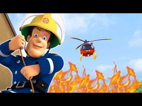 Sauvetage en hélicoptère ! 🔥 Sam Le Pompier Compilation 🔥 Cartoons Pour Enfants