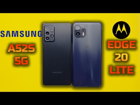 SAMSUNG A52S 5G VS MOTOROLA EDGE 20 LITE SPEED TEST