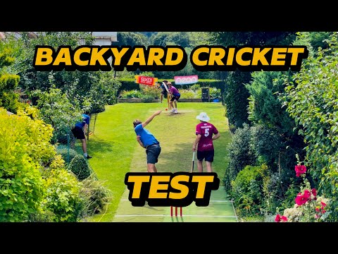 Backyard Cricket Test | Pinks V Blues