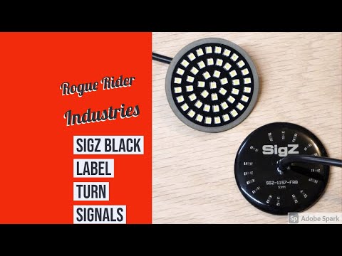 RRI SIGZ Black Label Turn Signals
