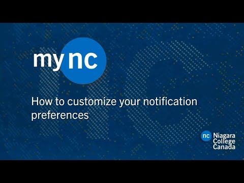 myNC ~ How to customize your notification preferences