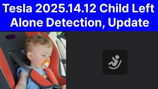 Tesla 2025.14.12 Software Child Left Alone Detection, New Update