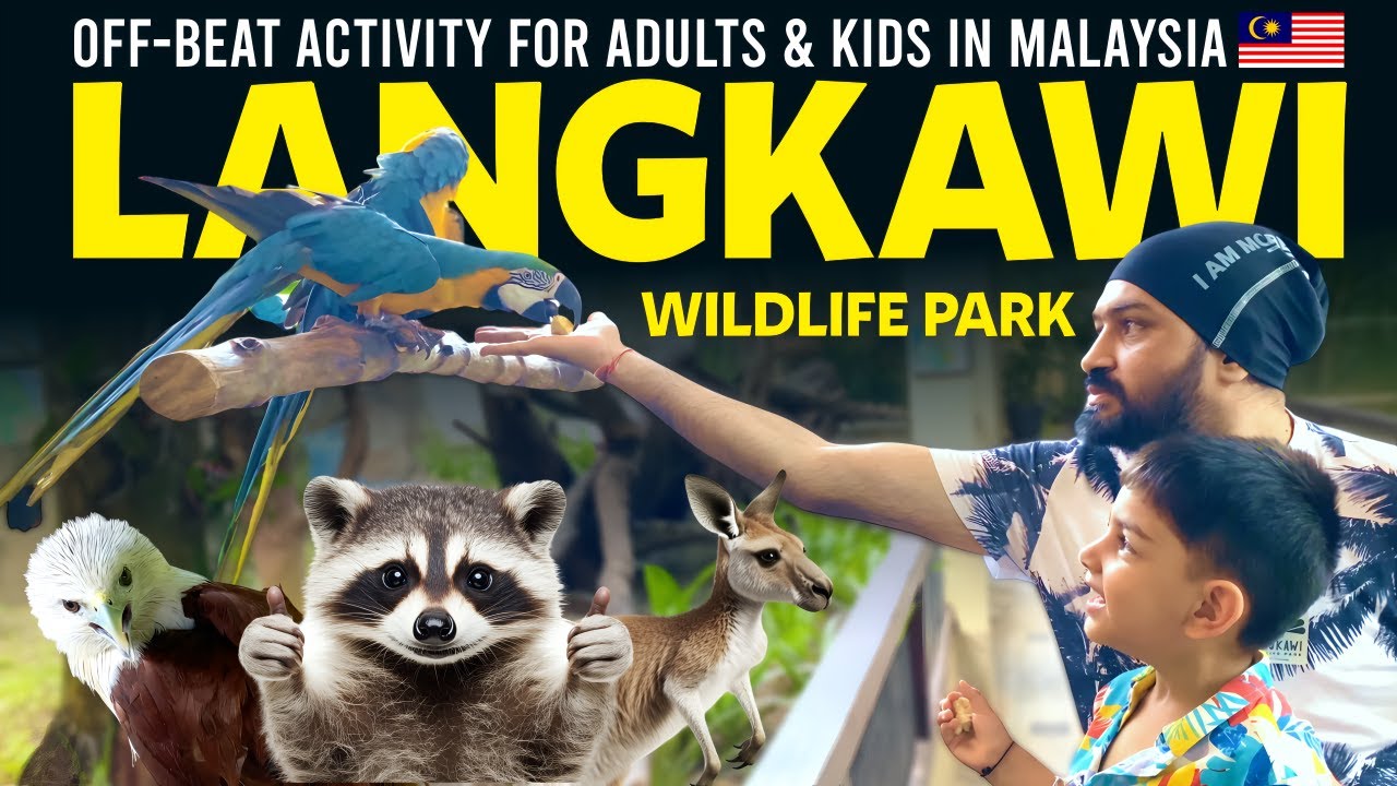 Join a family as they explore the wonders of Langkawi Wildlife Park in this captivating video.