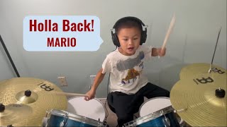 &quot;Holla Back&quot; (drum cover) Mario - Aiden at 7 years old