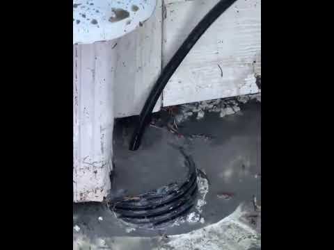 Hydro flushing underground drainage video thumbnail
