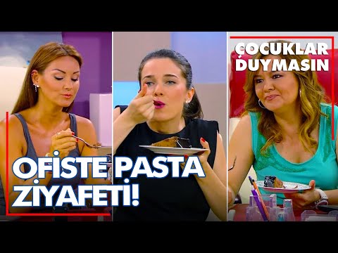 Duygu'nun Meltem'in yanında pasta keyfi... - Çocuklar Duymasın 104. Bölüm