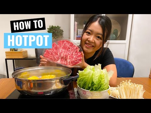 HOW TO HOTPOT at home! | HOTPOT RECIPE & INGREDIENTS | Super healthy, easy and delicious dinner!