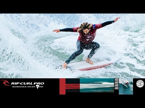 Carmichael vs. Bourez vs. Wright - Round Four, Heat 1 - Rip Curl Pro Bells Beach 2018
