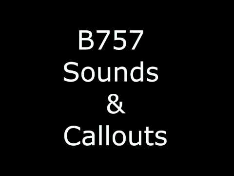 Boeing 757 Callouts and Sounds