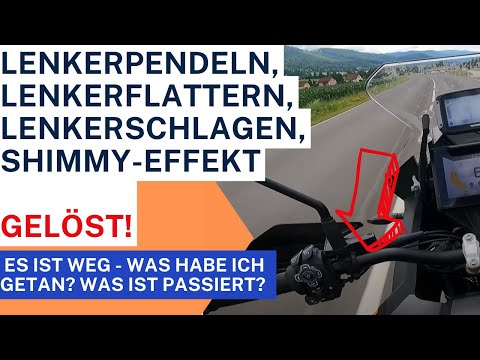 GELÖST? Lenkerpendeln,Lenkerflattern,Lenkerschlagen - Auf der KTM 1290 Super Adventure S! Wie das?